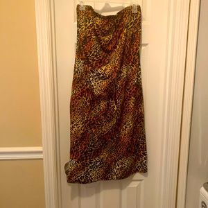 Women’s cheetah skirt